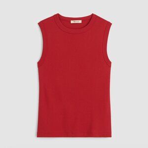 MADEWELL The '90s Crew Neck Tank in Compact Cotton